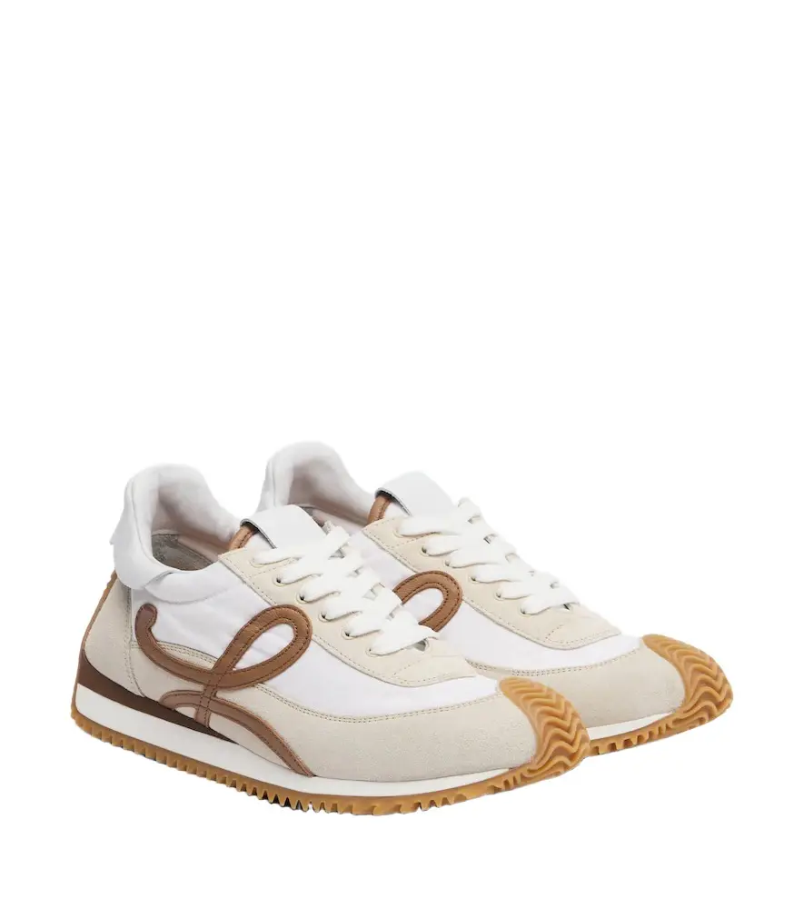 Loewe Flow Runner 2.0 suede-trimmed sneakers | Image 1 Loewe Flow Runner 2.0 suede-trimmed sneakers | Image 1