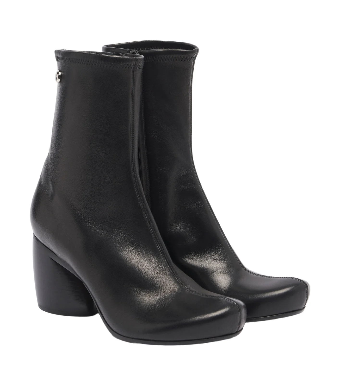 Loewe Oval leather ankle boots