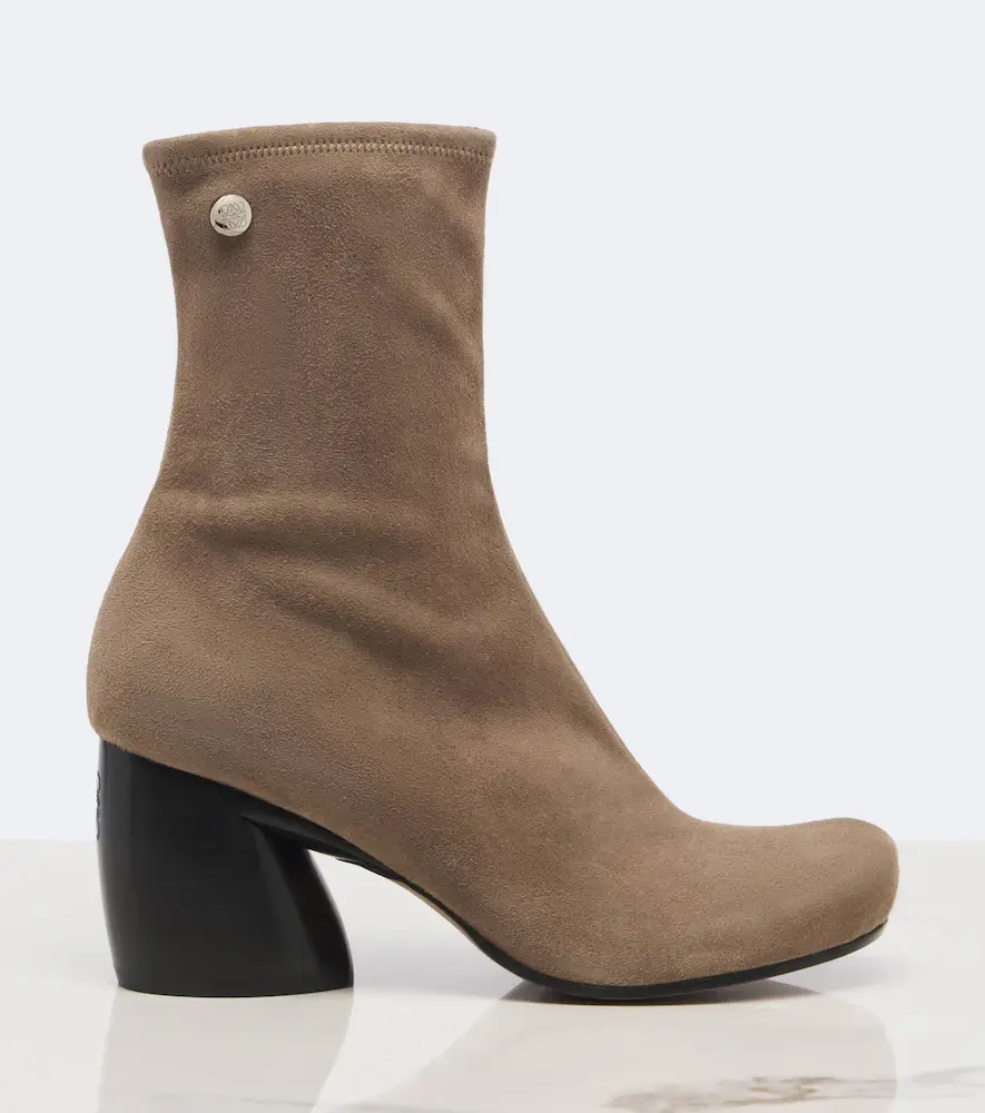 Loewe Oval suede ankle boots | Thumbnail 4