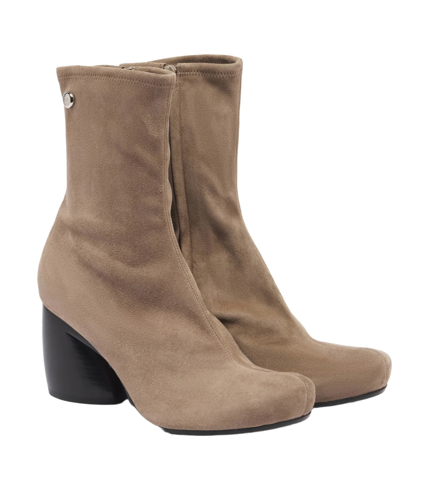 Loewe Oval suede ankle boots