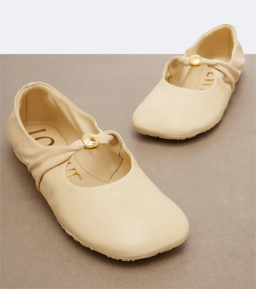 Loewe Pebble Soft leather Mary Jane flats | Thumbnail 2