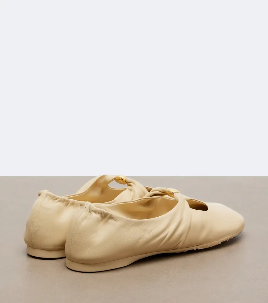 Loewe Pebble Soft leather Mary Jane flats | Thumbnail 4