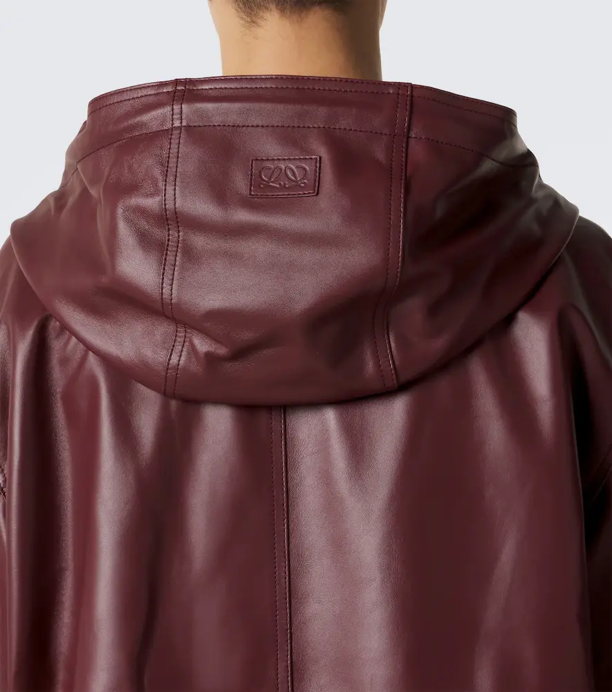 Loewe Hooded leather jacket | Thumbnail 2 Loewe Hooded leather jacket | Thumbnail 2