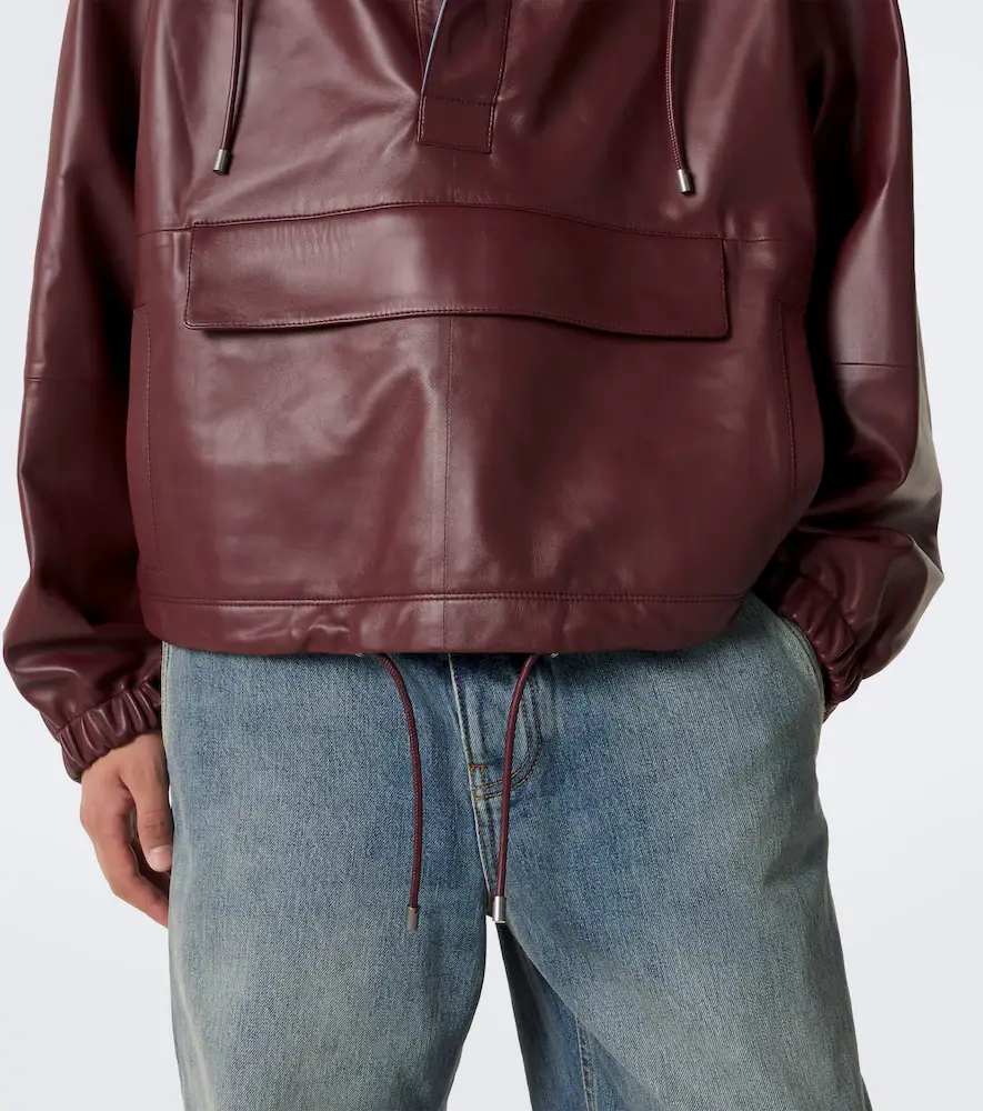 Loewe Hooded leather jacket | Thumbnail 3 Loewe Hooded leather jacket | Thumbnail 3