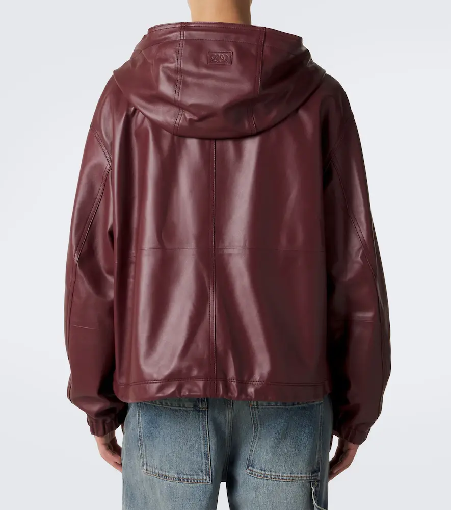 Loewe Hooded leather jacket | Thumbnail 6 Loewe Hooded leather jacket | Thumbnail 6