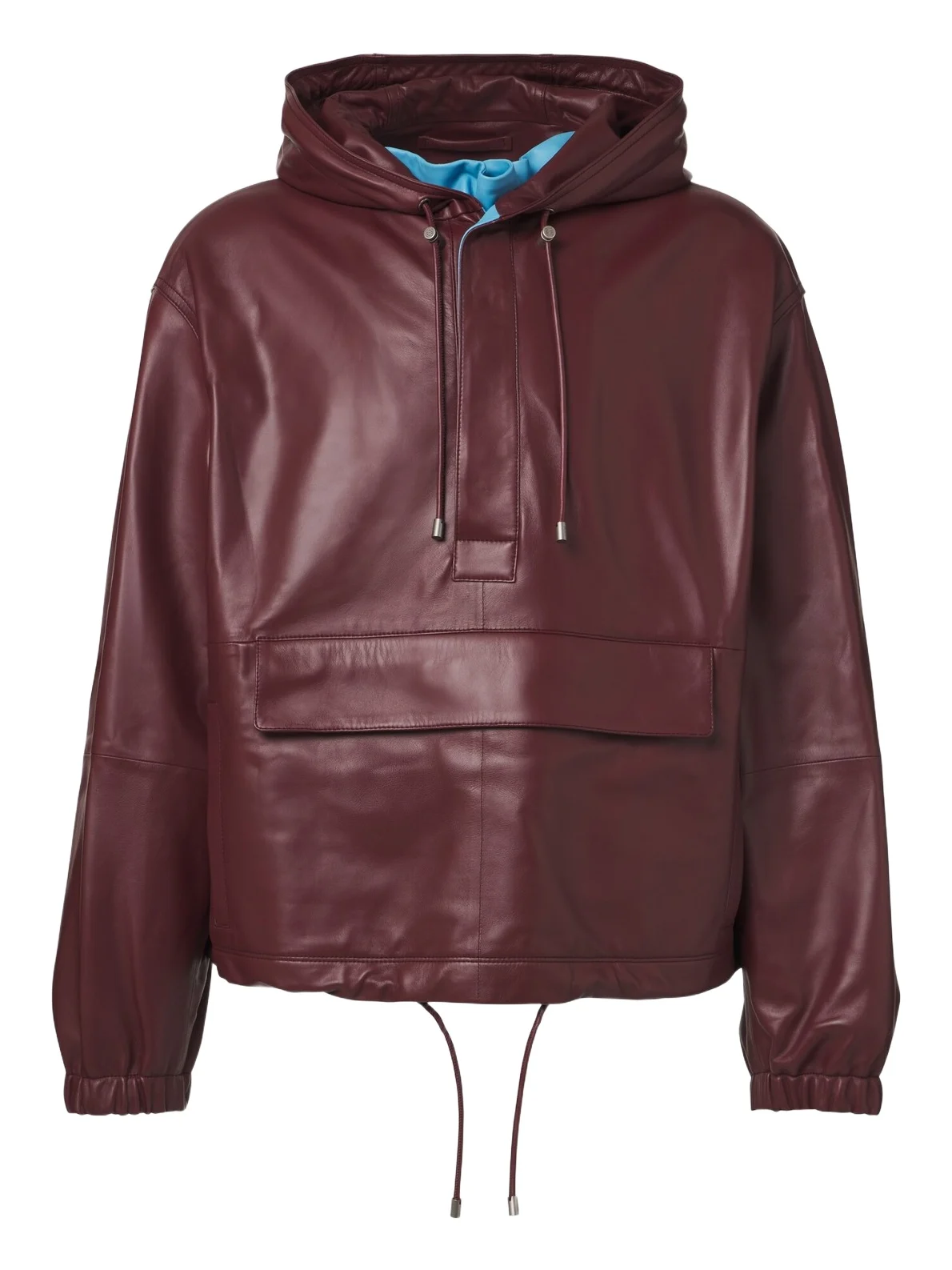 Loewe Hooded leather jacket