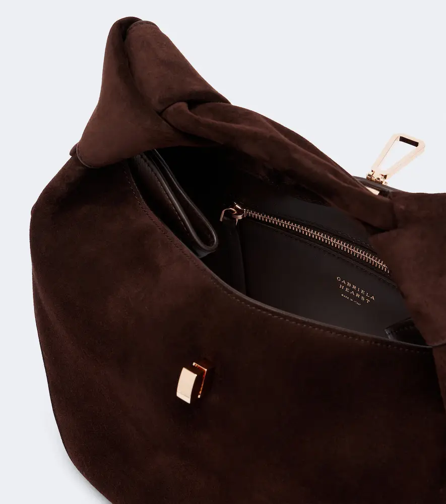 Gabriela Hearst Antonia Mini suede top handle bag | Thumbnail 2 Gabriela Hearst Antonia Mini suede top handle bag | Thumbnail 2