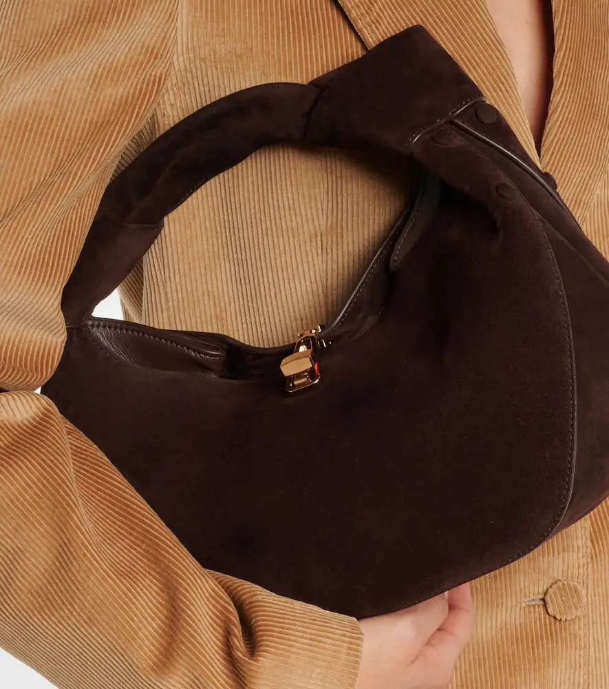 Gabriela Hearst Antonia Mini suede top handle bag | Thumbnail 4 Gabriela Hearst Antonia Mini suede top handle bag | Thumbnail 4