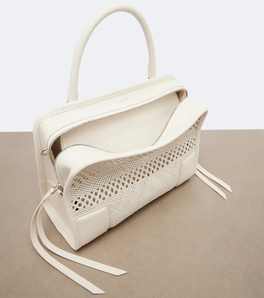 Loewe Amazona 180 Medium woven leather top-handle bag | Thumbnail 4 Loewe Amazona 180 Medium woven leather top-handle bag | Thumbnail 4