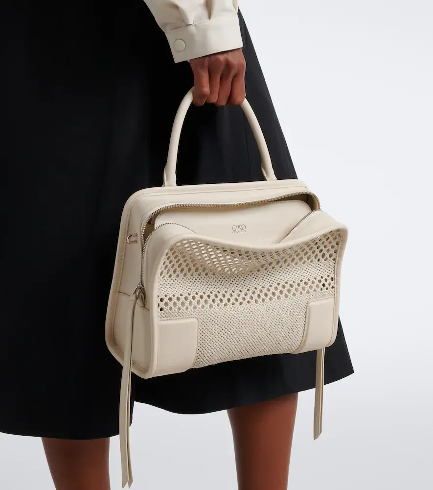 Loewe Amazona 180 Medium woven leather top-handle bag | Thumbnail 5 Loewe Amazona 180 Medium woven leather top-handle bag | Thumbnail 5