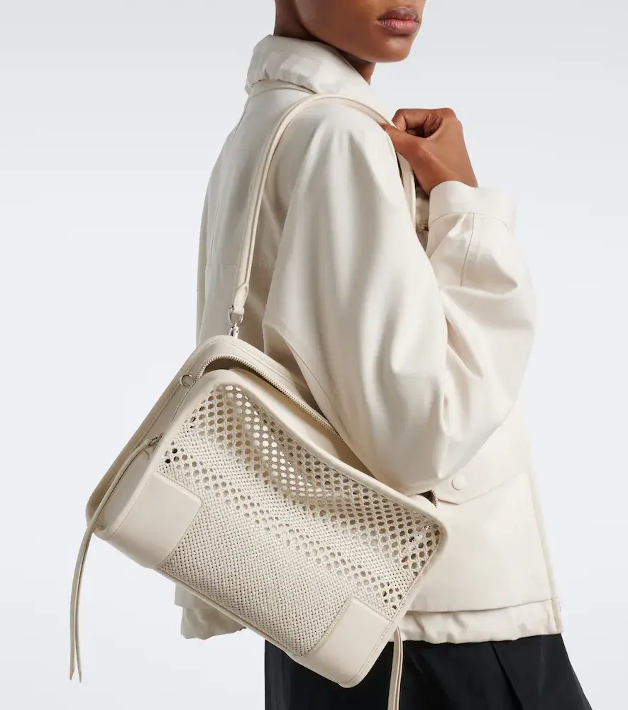 Loewe Amazona 180 Medium woven leather top-handle bag | Thumbnail 8 Loewe Amazona 180 Medium woven leather top-handle bag | Thumbnail 8