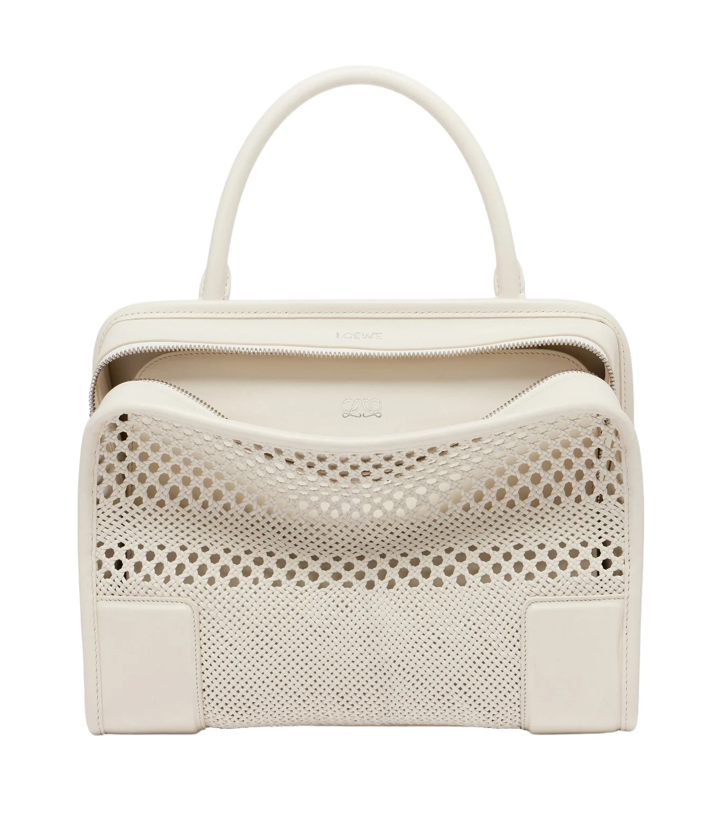 Amazona 180 Medium woven leather top-handle bag Amazona 180 Medium woven leather top-handle bag
