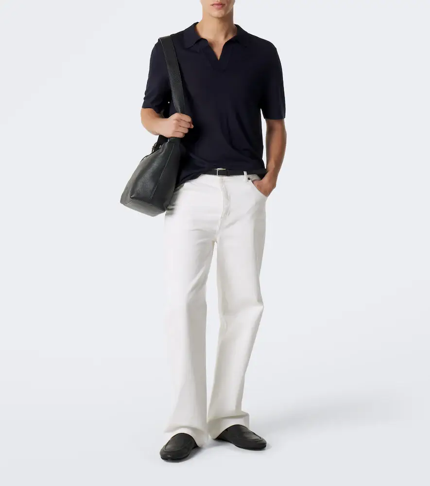 Gabriela Hearst Stendhal cashmere and silk polo shirt | Thumbnail 6 Gabriela Hearst Stendhal cashmere and silk polo shirt | Thumbnail 6