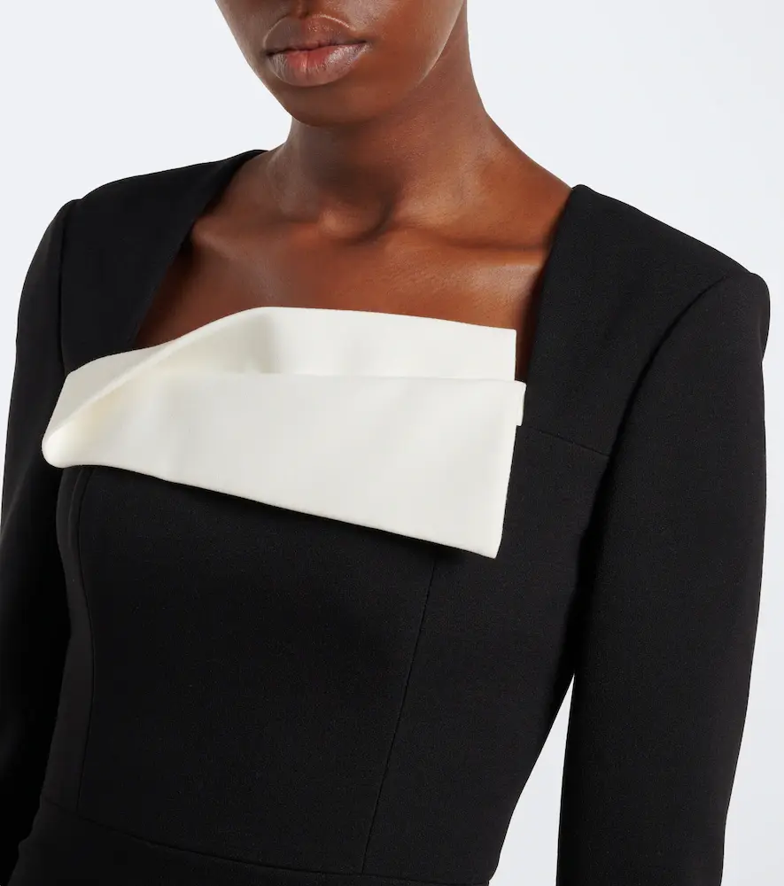 Roland Mouret Paneled crêpe cocktail dress | Thumbnail 5 Roland Mouret Paneled crêpe cocktail dress | Thumbnail 5