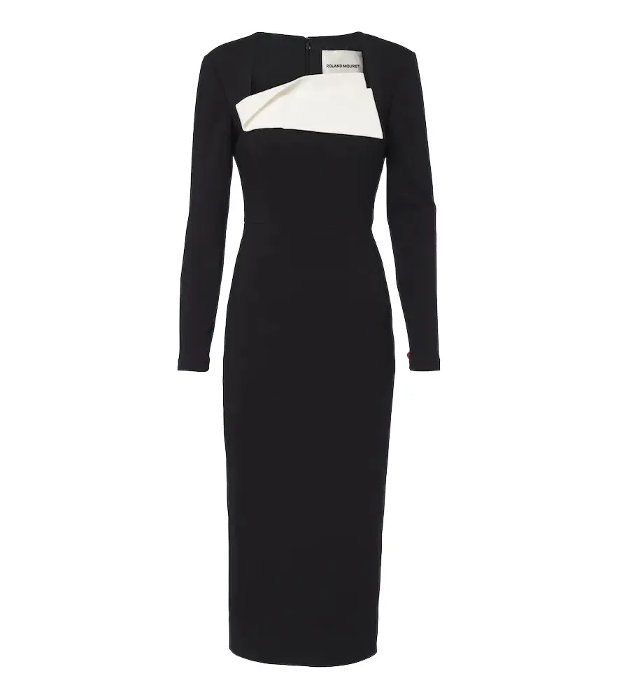 Roland Mouret Paneled crêpe cocktail dress | Image 1 Roland Mouret Paneled crêpe cocktail dress | Image 1