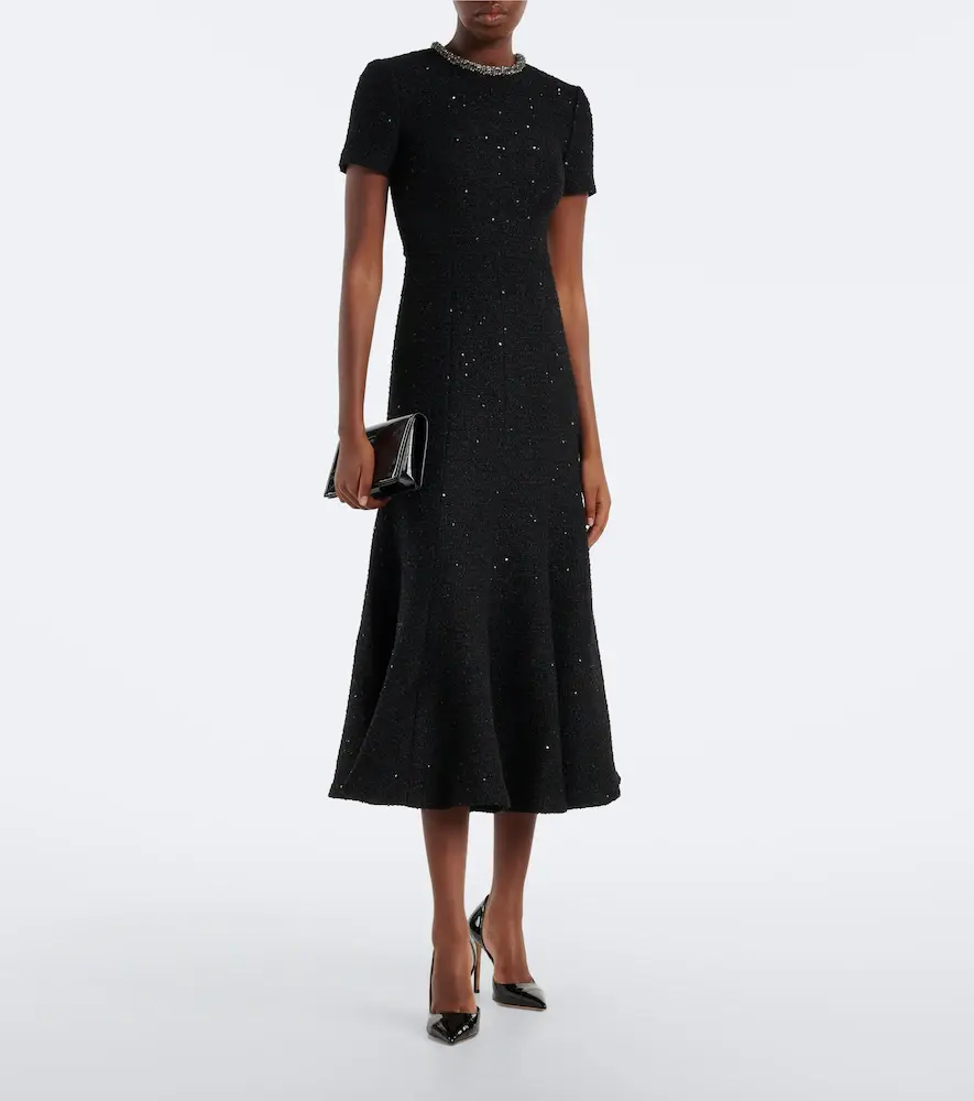 Roland Mouret Embellished bouclé cocktail dress | Thumbnail 2 Roland Mouret Embellished bouclé cocktail dress | Thumbnail 2