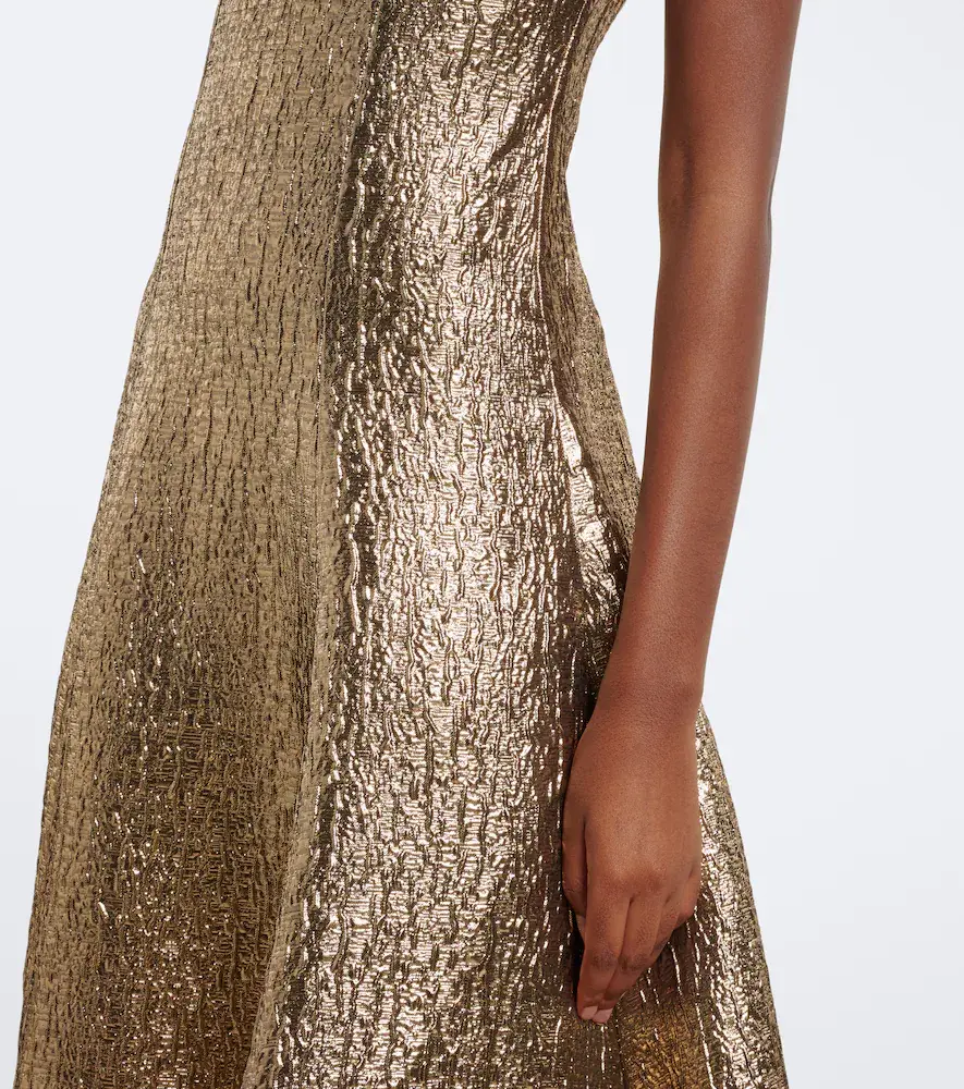 Roland Mouret Lamé jacquard gown | Thumbnail 2 Roland Mouret Lamé jacquard gown | Thumbnail 2