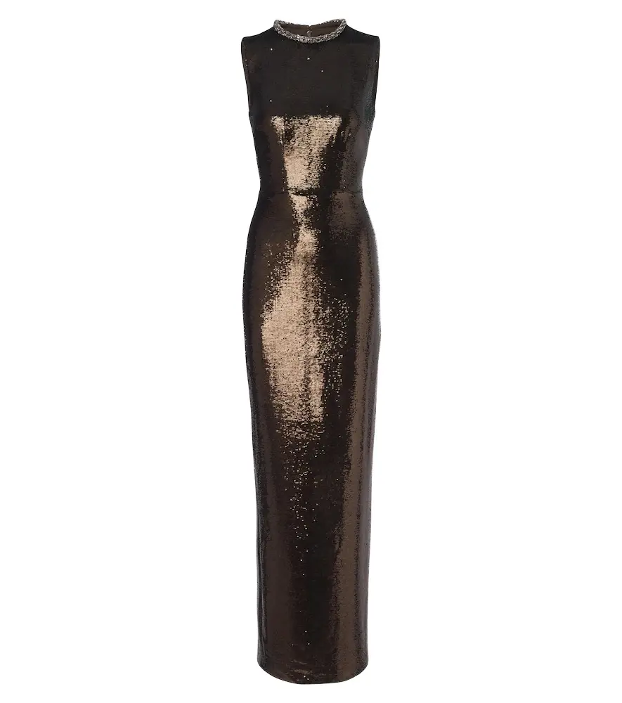 Sequined embellished gown Sequined embellished gown