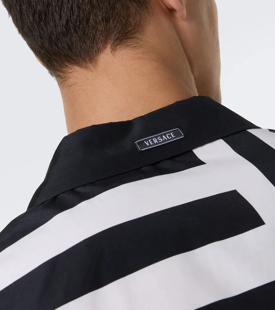 Versace Printed cotton and silk bowling shirt | Thumbnail 7 Versace Printed cotton and silk bowling shirt | Thumbnail 7