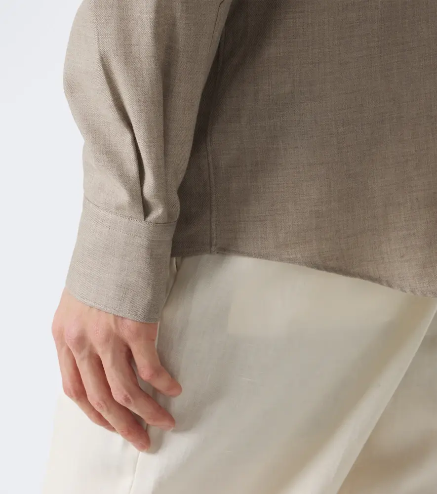 Zegna Cotton and cashmere shirt | Thumbnail 2 Zegna Cotton and cashmere shirt | Thumbnail 2