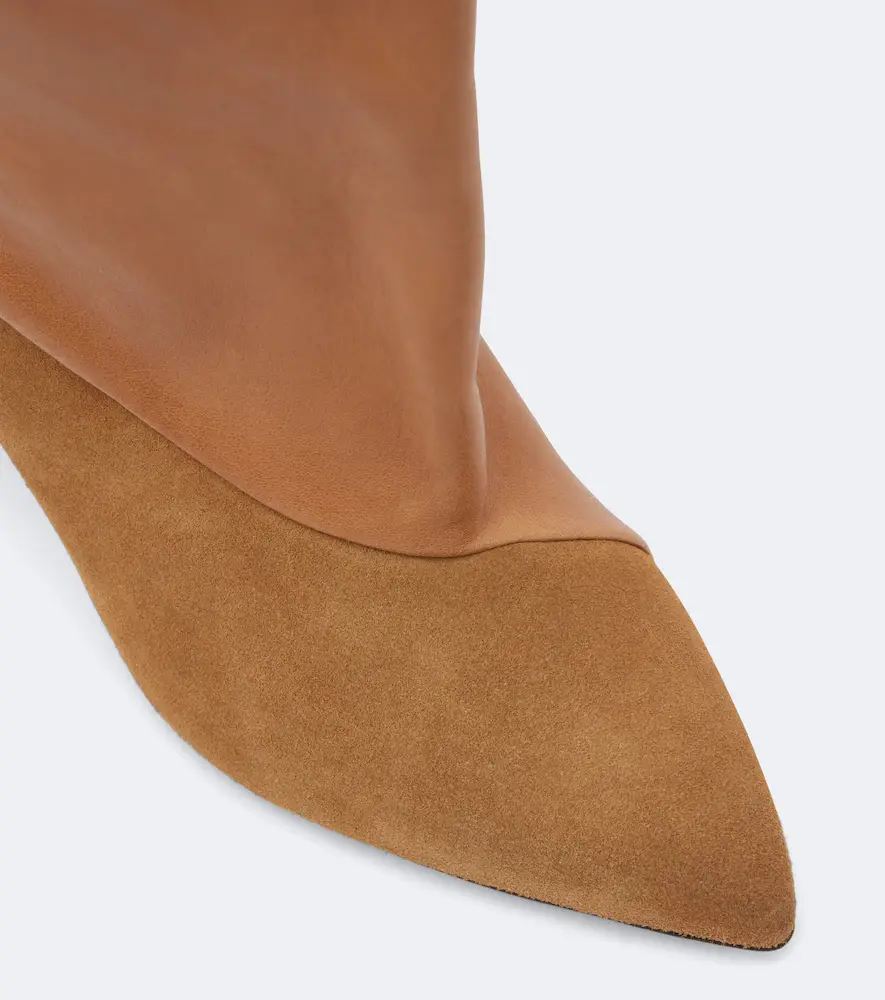 Isabel Marant Lezra suede and leather knee-high boots | Thumbnail 2 Isabel Marant Lezra suede and leather knee-high boots | Thumbnail 2