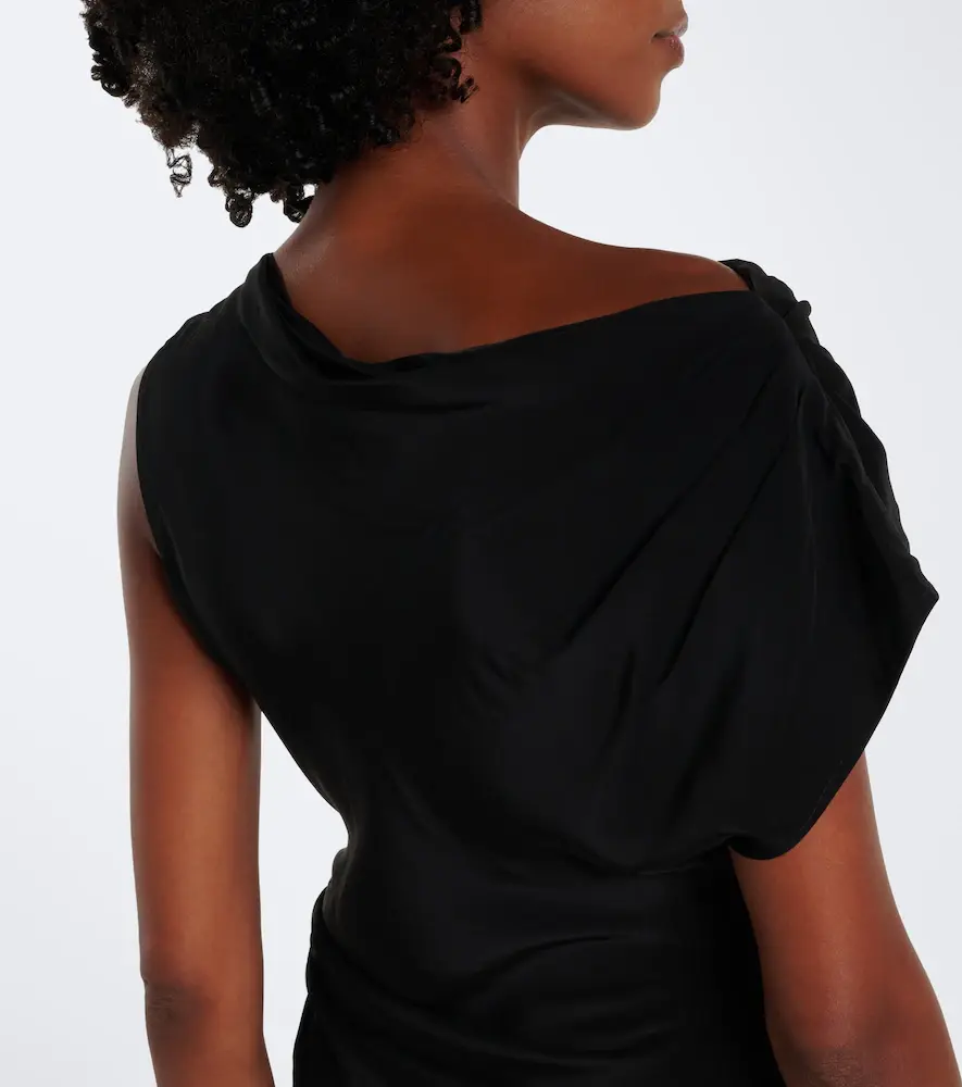 Veronica Beard Yvonne draped crêpe de chine top | Thumbnail 3 Veronica Beard Yvonne draped crêpe de chine top | Thumbnail 3