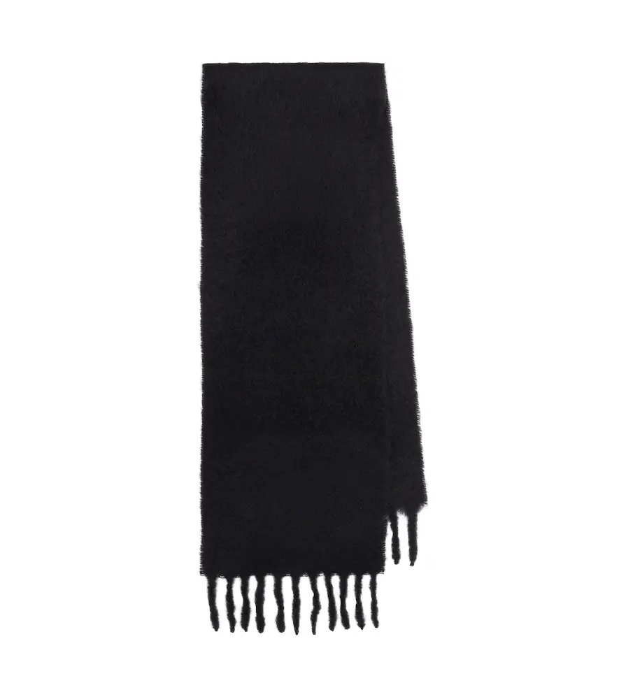 The Row Creana mohair and cashmere scarf