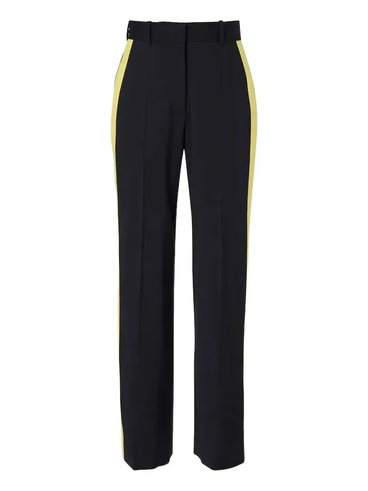 Striped straight pants Striped straight pants