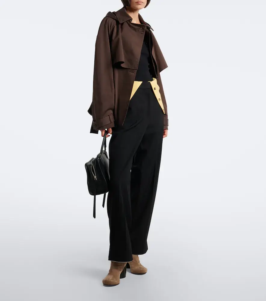 Loewe Paneled wool wide-leg pants | Thumbnail 4 Loewe Paneled wool wide-leg pants | Thumbnail 4