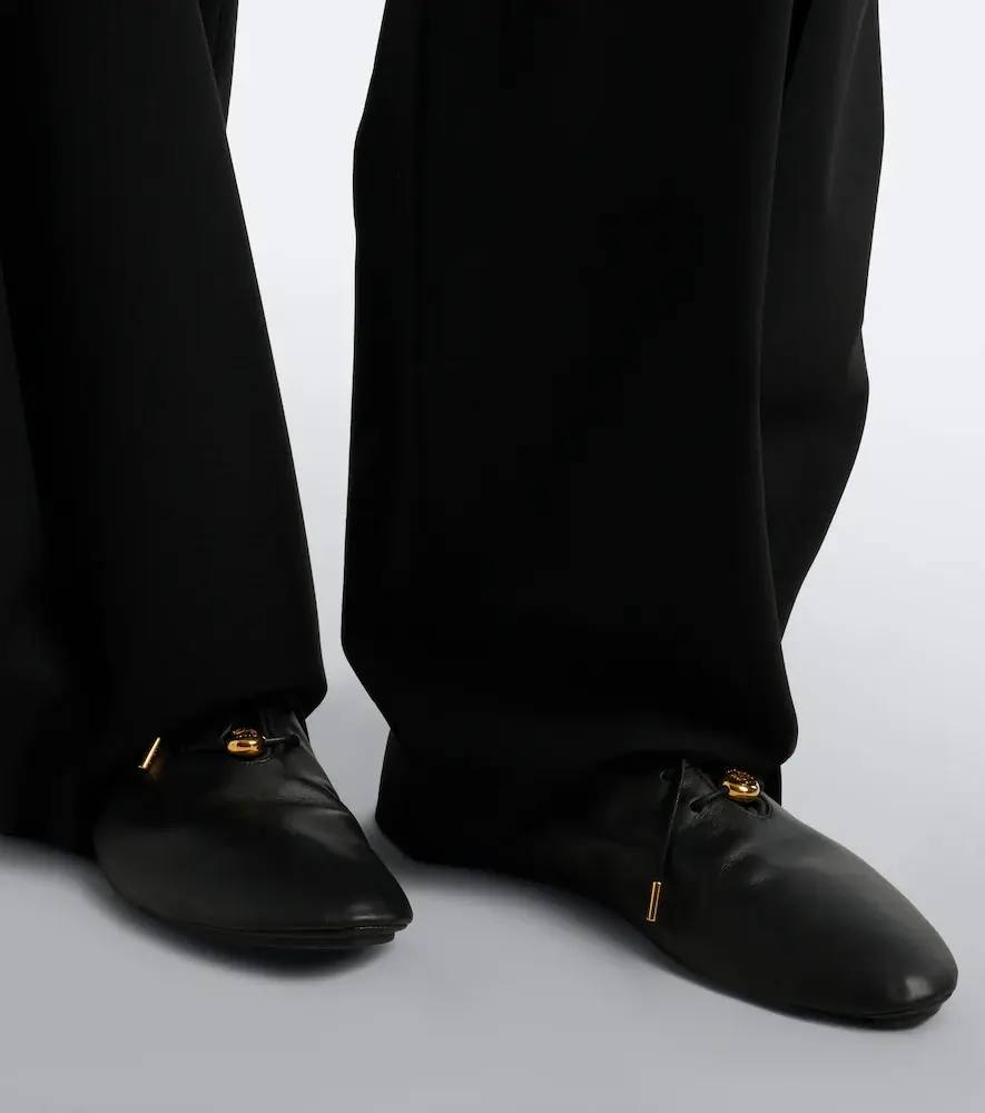 Loewe Wool barrel-leg pants | Thumbnail 4 Loewe Wool barrel-leg pants | Thumbnail 4