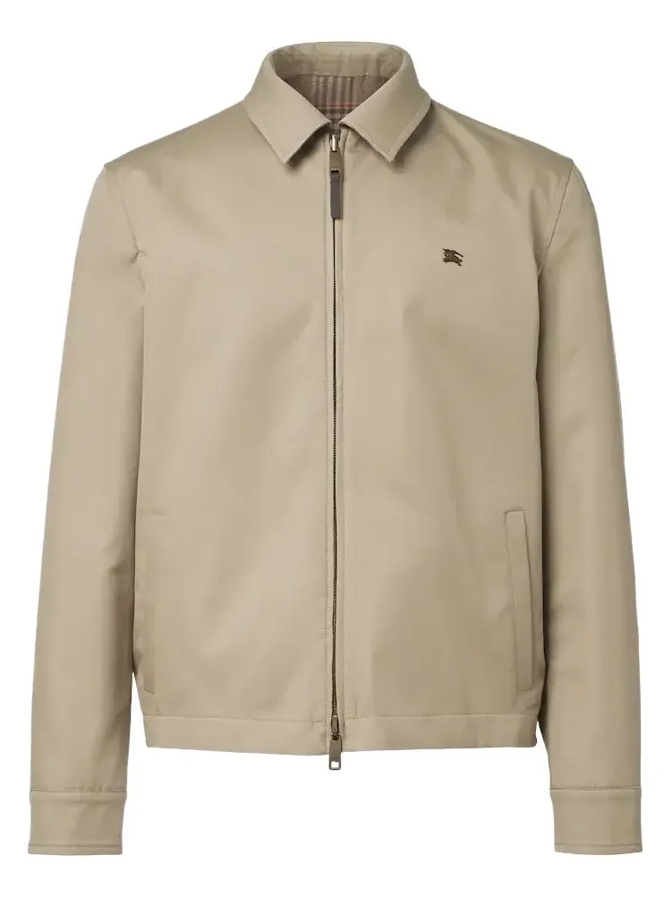 Burberry Reversible cotton gabardine blouson ajcket
