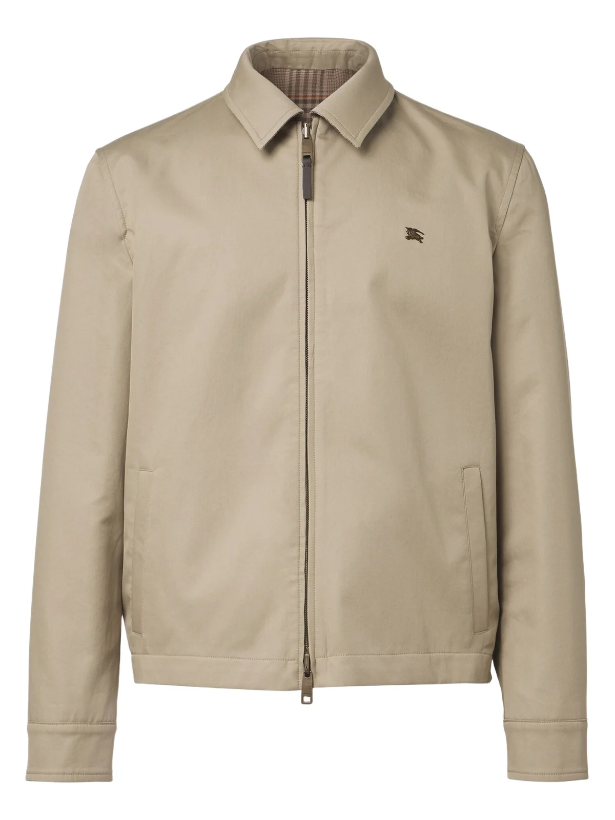 Reversible cotton gabardine blouson ajcket Reversible cotton gabardine blouson ajcket