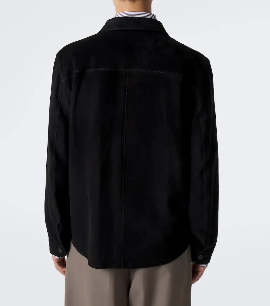 Sunspel Suede overshirt | Thumbnail 4 Sunspel Suede overshirt | Thumbnail 4