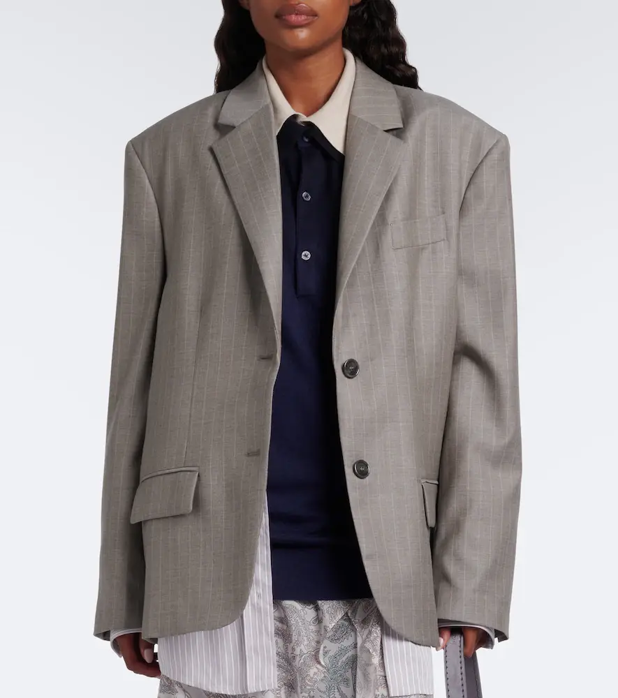 Acne Studios Silk, wool, and cashmere polo sweater | Thumbnail 5 Acne Studios Silk, wool, and cashmere polo sweater | Thumbnail 5