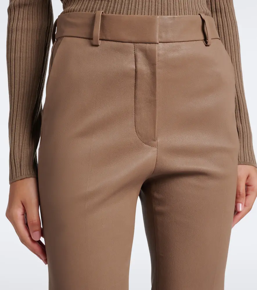 Joseph Tafira leather flared pants | Thumbnail 3 Joseph Tafira leather flared pants | Thumbnail 3
