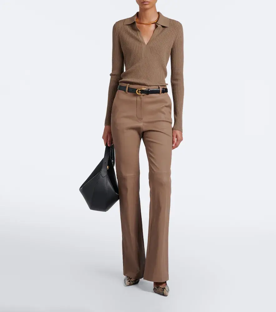 Joseph Tafira leather flared pants | Thumbnail 6 Joseph Tafira leather flared pants | Thumbnail 6