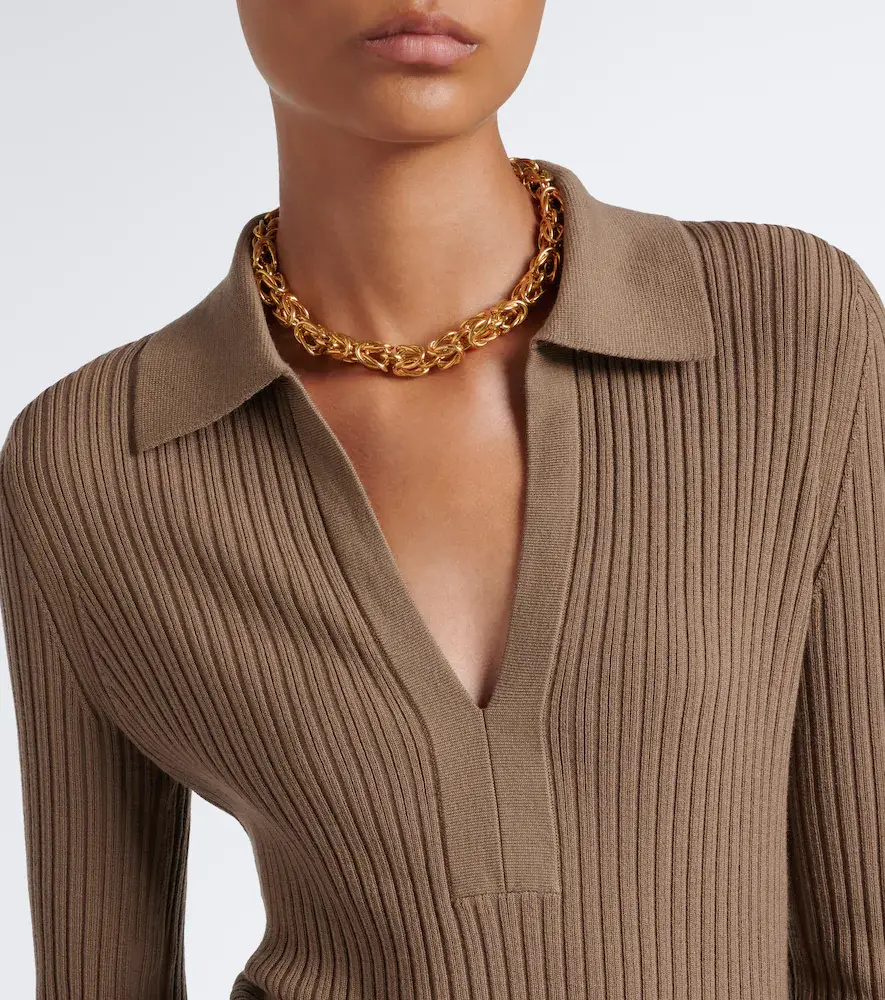 Joseph Ribbed-knit wool-blend polo sweater | Thumbnail 2 Joseph Ribbed-knit wool-blend polo sweater | Thumbnail 2