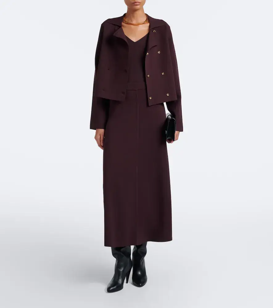 Joseph Helius jersey midi skirt | Thumbnail 4 Joseph Helius jersey midi skirt | Thumbnail 4