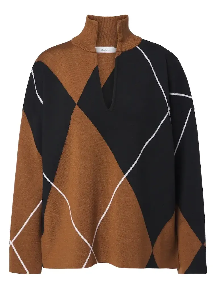 Argyle virgin wool sweater Argyle virgin wool sweater