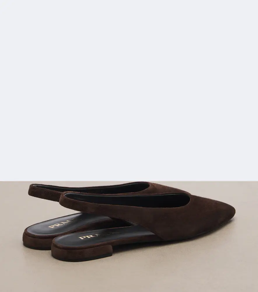 Prada Suede slingback flats | Thumbnail 4 Prada Suede slingback flats | Thumbnail 4