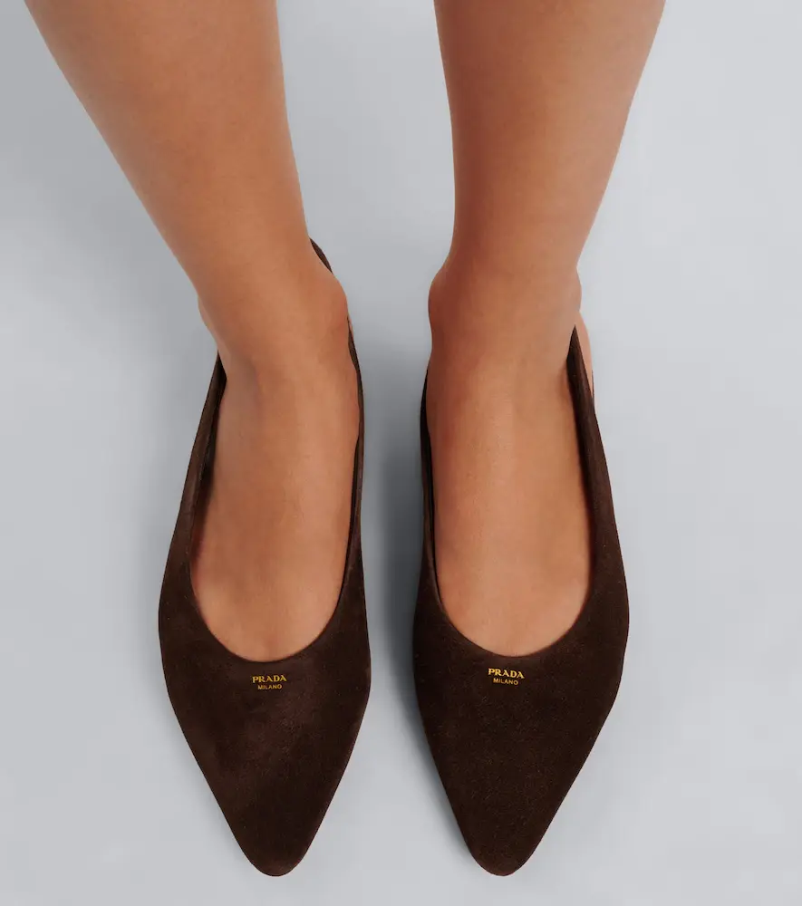 Prada Suede slingback flats | Thumbnail 6 Prada Suede slingback flats | Thumbnail 6