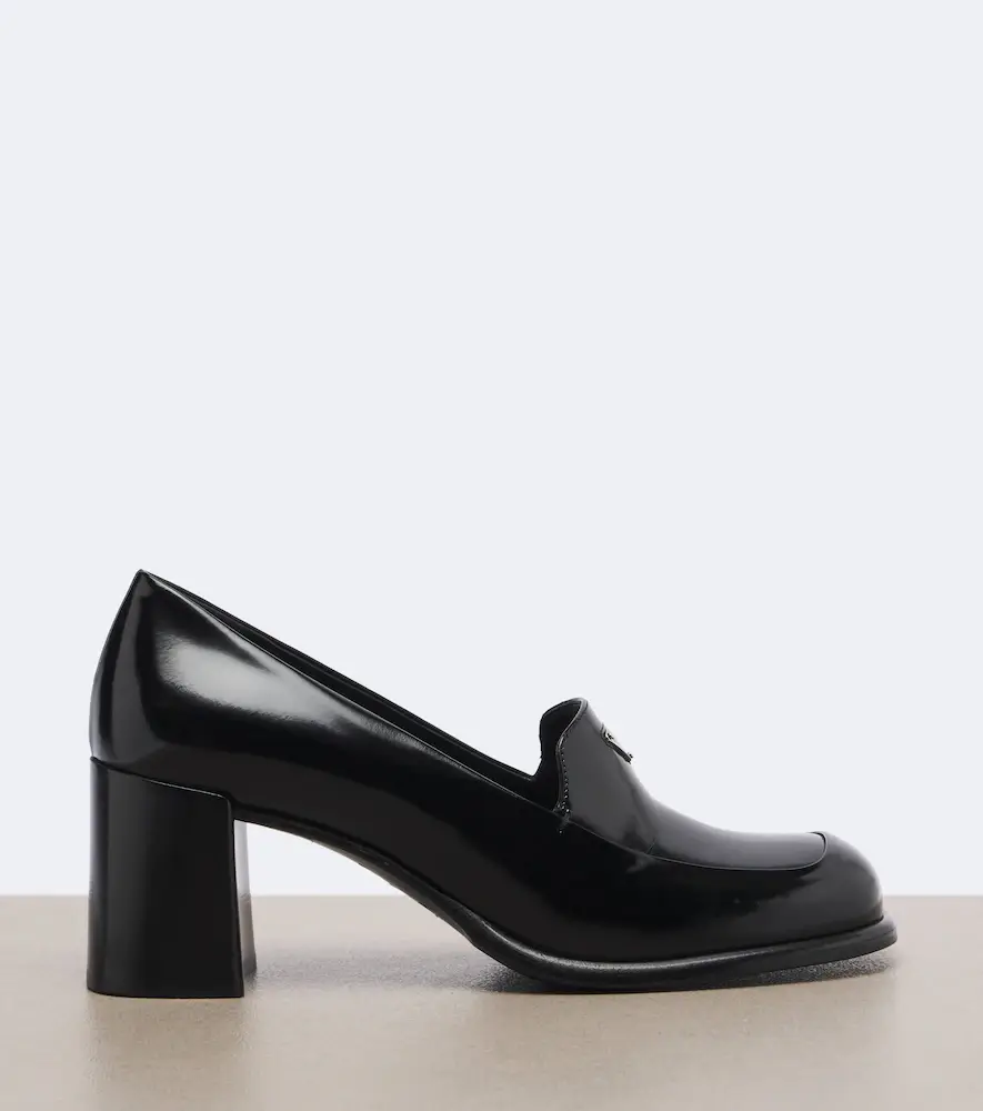 Prada Leather loafer pumps | Thumbnail 4