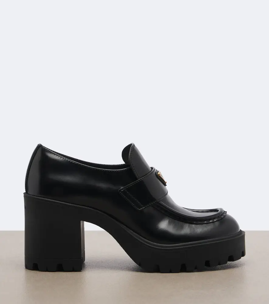 Prada Leather platform loafers | Thumbnail 3 Prada Leather platform loafers | Thumbnail 3