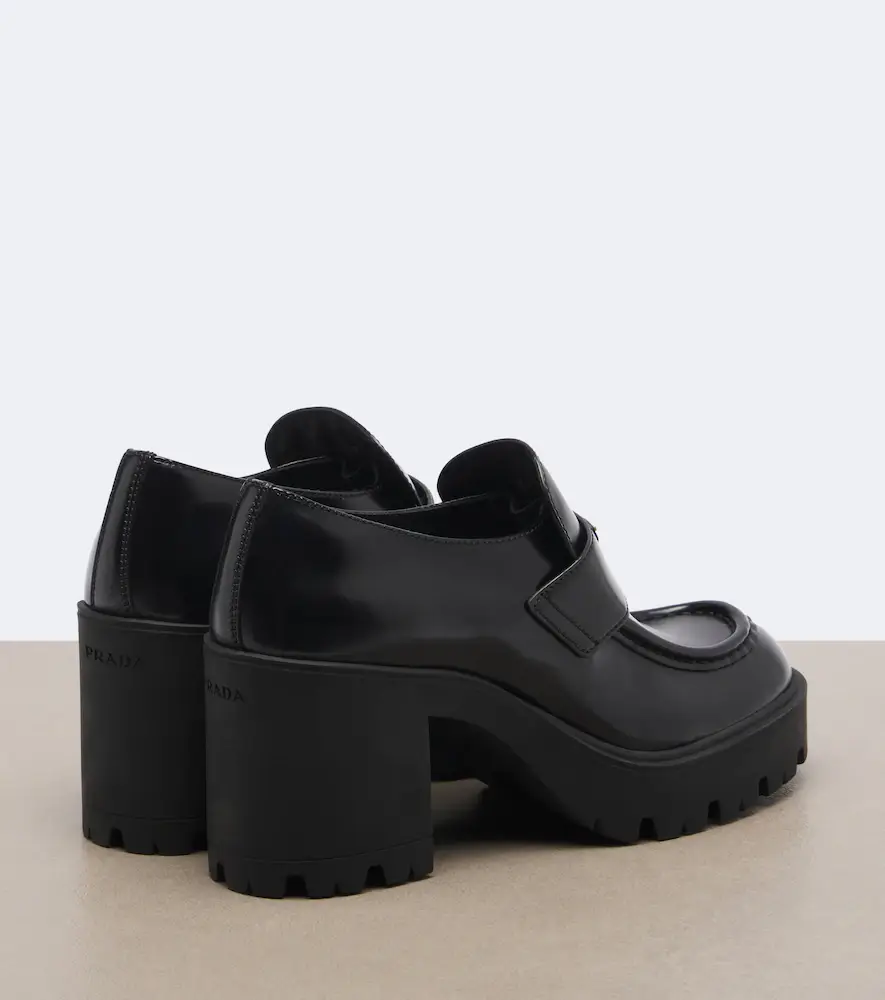 Prada Leather platform loafers | Thumbnail 4 Prada Leather platform loafers | Thumbnail 4