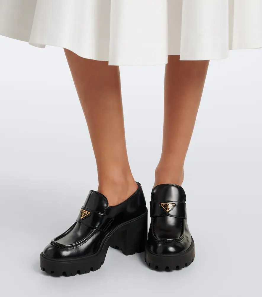 Prada Leather platform loafers | Thumbnail 6 Prada Leather platform loafers | Thumbnail 6