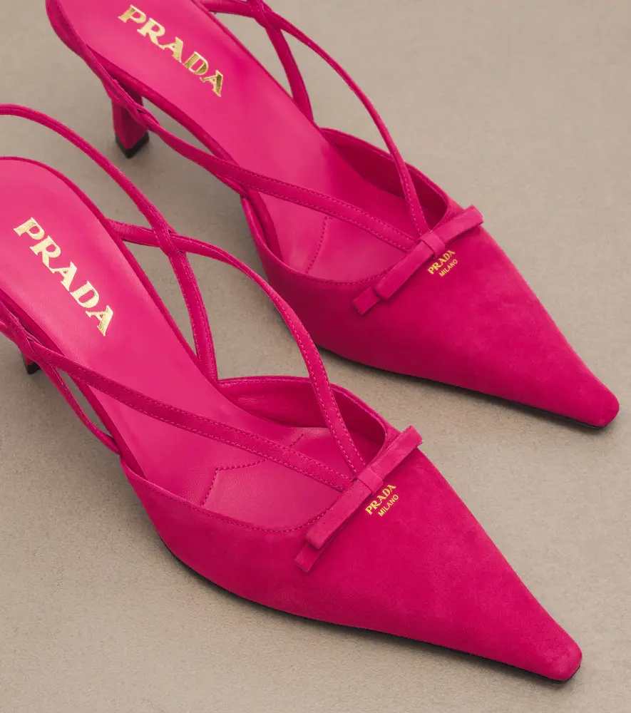 Prada Suede slingback pumps | Thumbnail 3