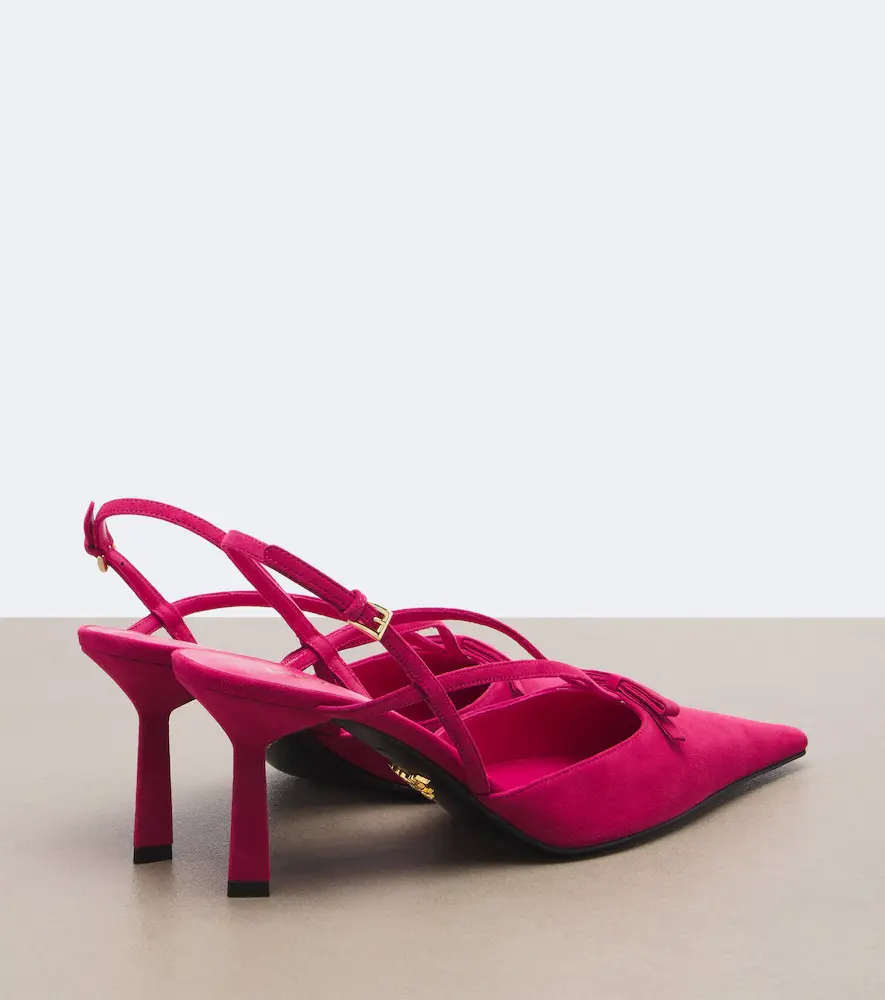 Prada Suede slingback pumps | Thumbnail 4