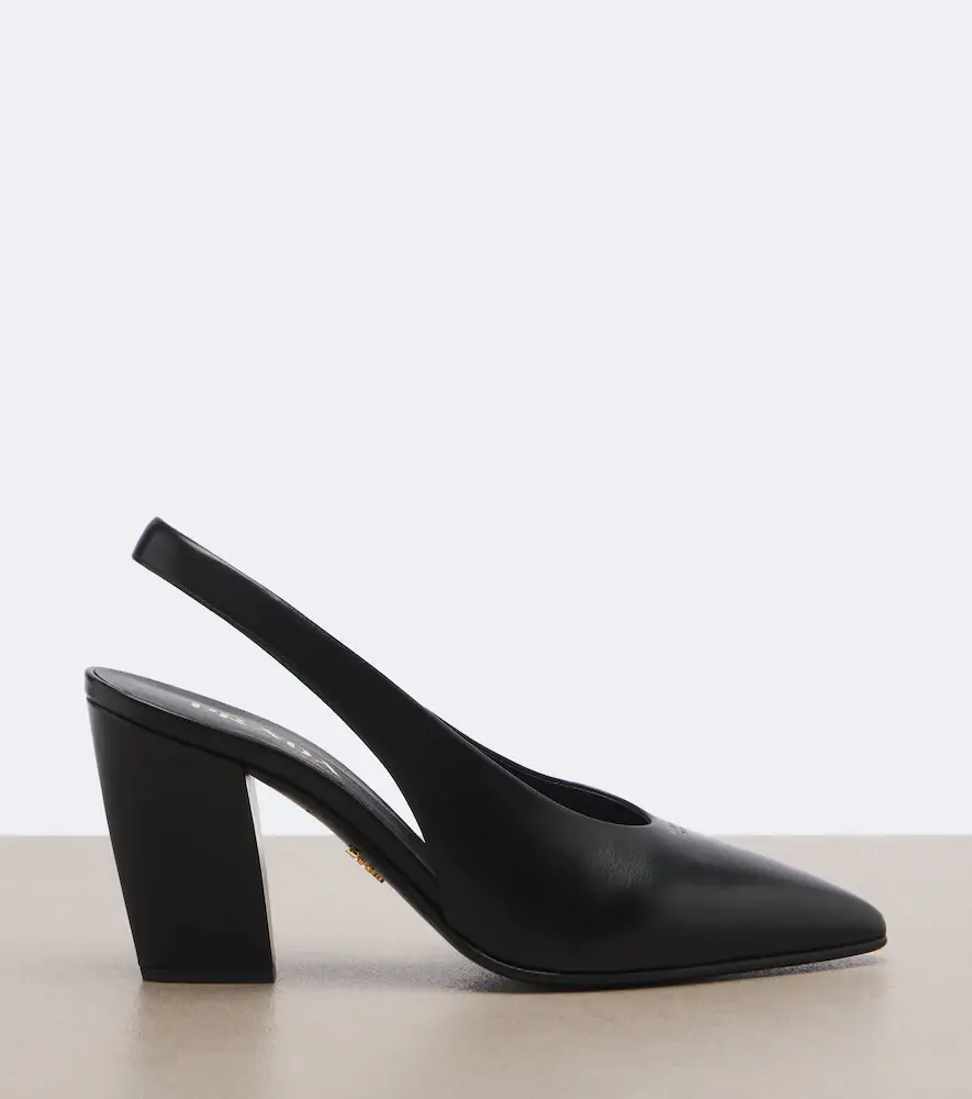 Prada Leather slingback pumps | Thumbnail 2 Prada Leather slingback pumps | Thumbnail 2