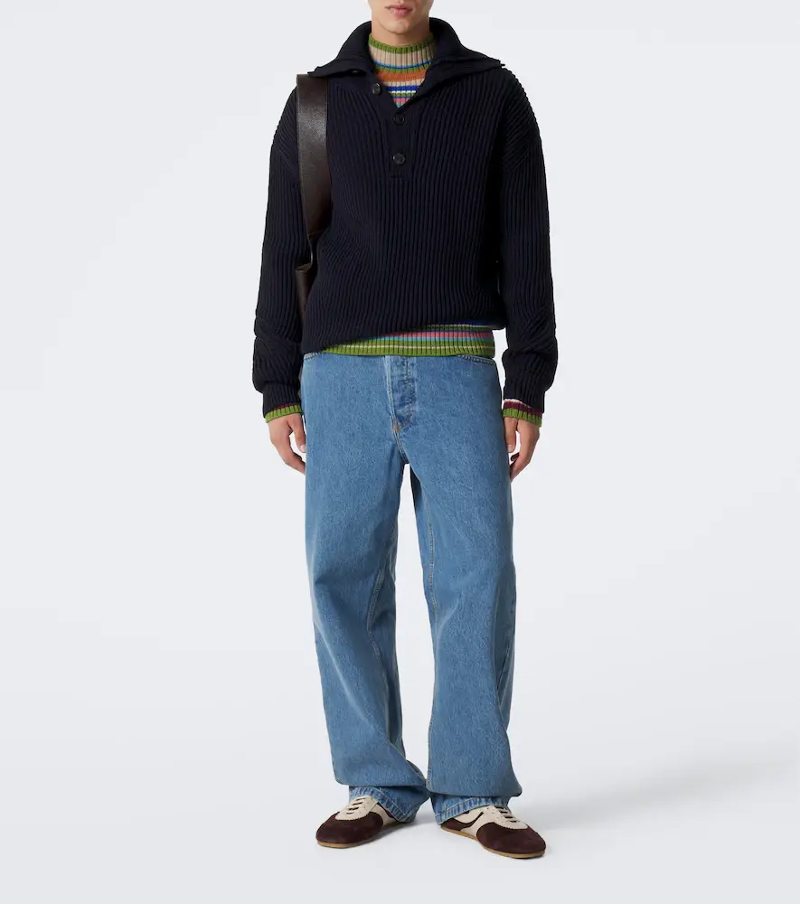 Dries Van Noten Ribbed-knit wool sweater | Thumbnail 2