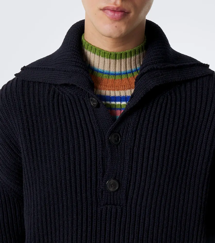 Dries Van Noten Ribbed-knit wool sweater | Thumbnail 5